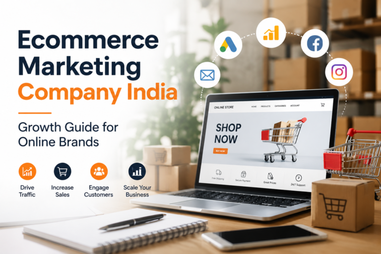 An e-commerce marketing company in India, essential for brands to thrive in the rapidly growing online market landscape.